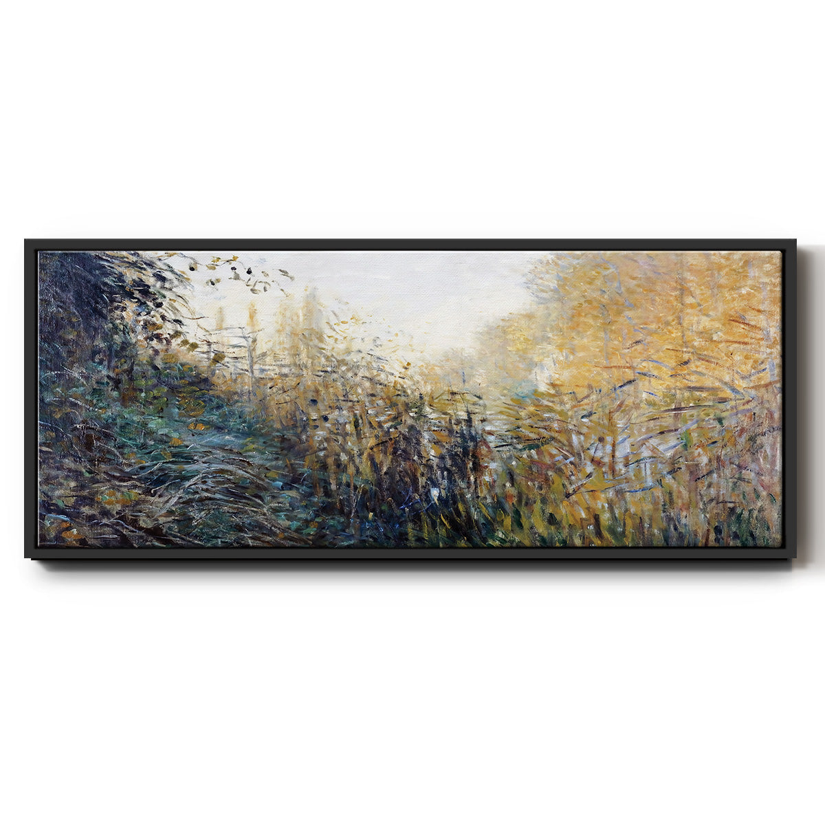 The Reeds (Study), 1876 - Floater Framed Canvas Print