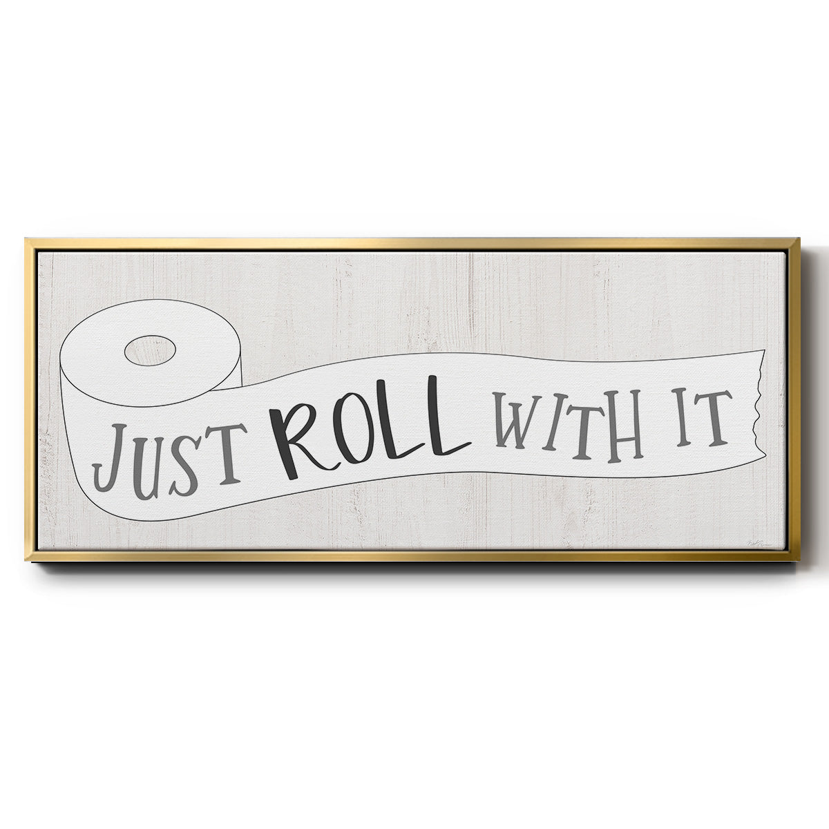 Just Roll - Floater Framed Canvas Print