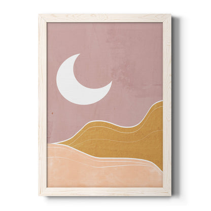 Sedona Moon - Barnwood Framed Canvas Print