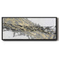 Mistral IV in White - Floater Framed Canvas Print