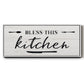 Bless this Kitchen - Floater Framed Canvas Print