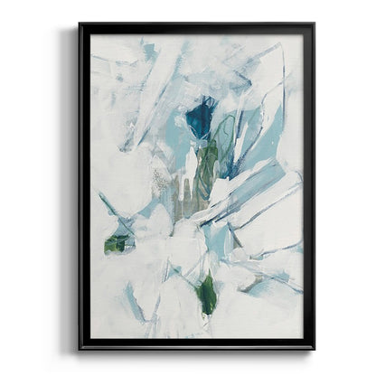 Ice Cavern IV - Modern Framed Canvas Print