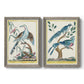 Pastel Birds V - Premium Framed Canvas 2 Piece Set - Ready to Hang