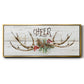 Rustic Cheer - Floater Framed Canvas Print