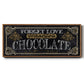 Chocolate - Floater Framed Canvas Print