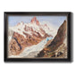 Schreckhorn, Eismeer - Ornate Framed Canvas Print