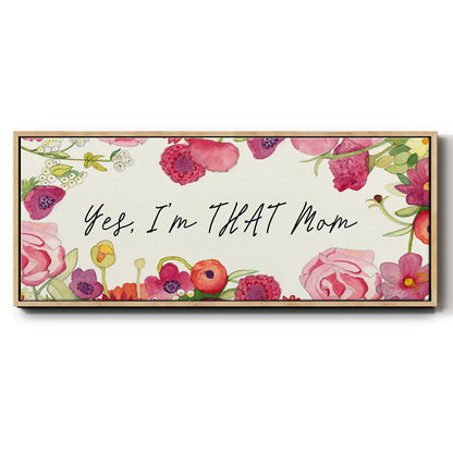 You Da Mom Collection D - Floater Framed Canvas Print