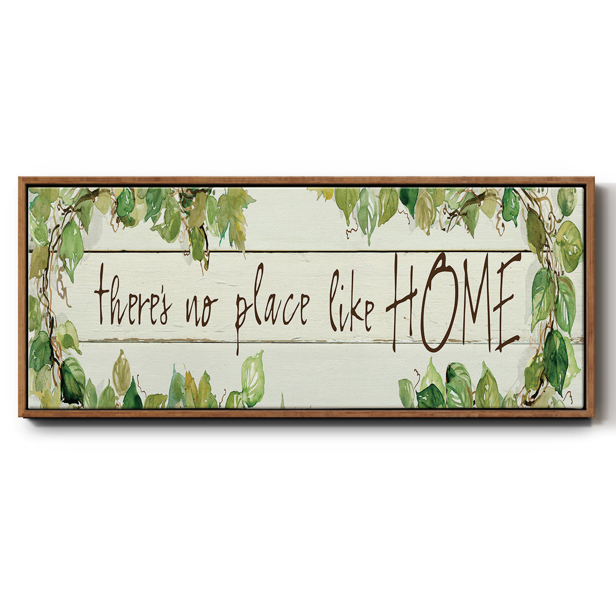 No Place Like Home - Floater Framed Canvas Print
