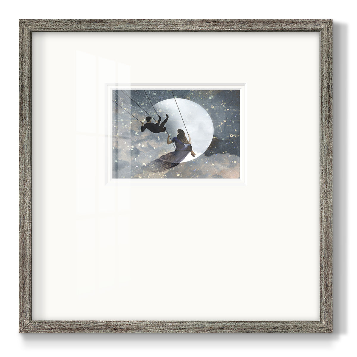 Celestial Love II Premium Framed Print Double Matboard