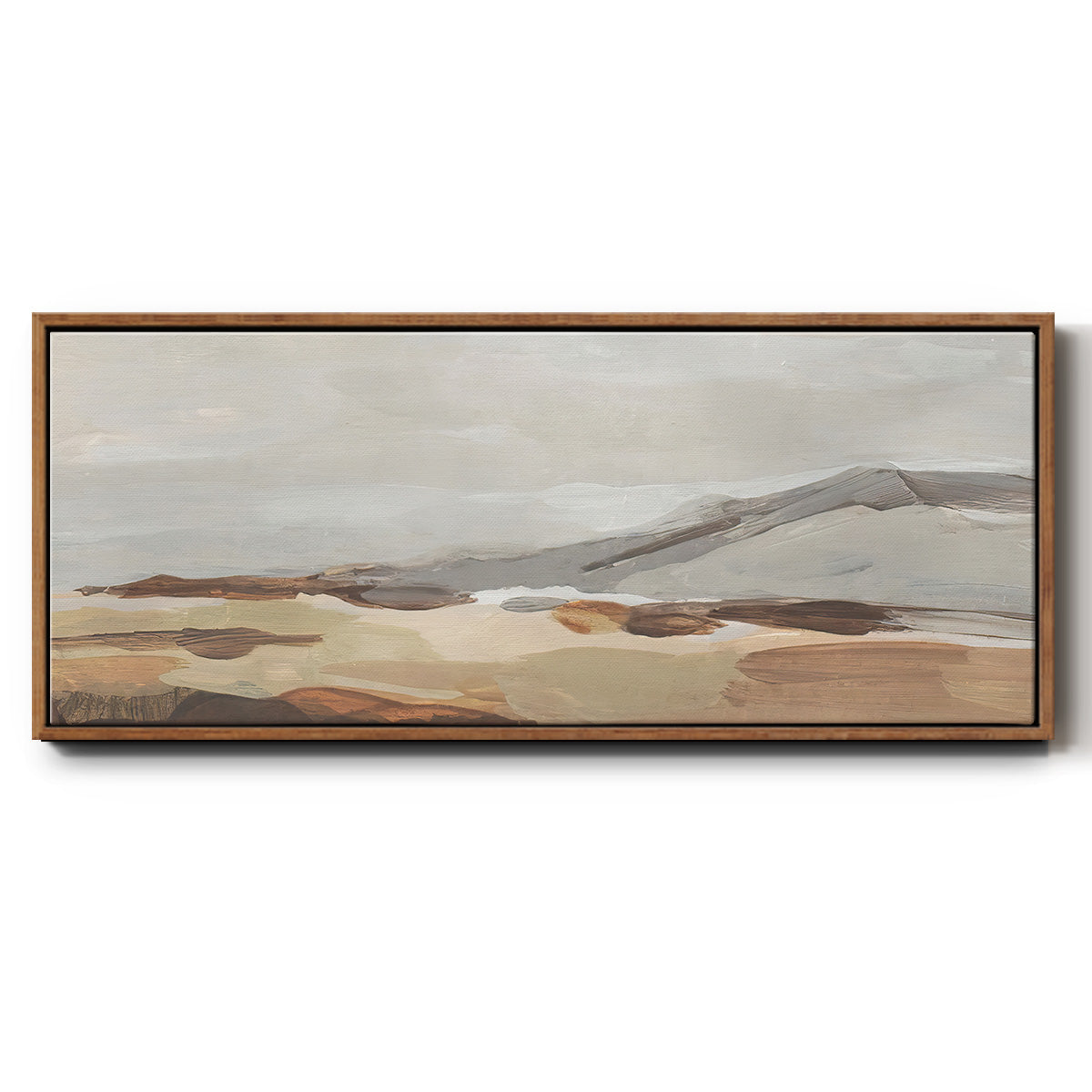 Dusky Mountain I - Floater Framed Canvas Print