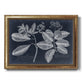 Foliage on Navy IV Premium Framed Canvas- Ready to Hang