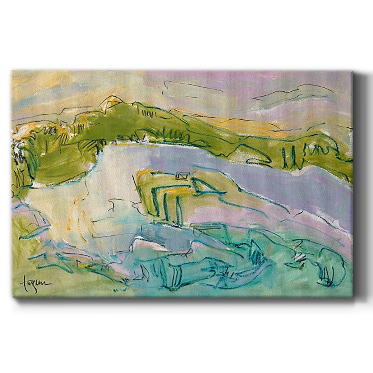 Treasured Island Premium Gallery Wrapped Canvas - Ready to Hang