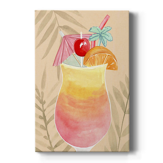 Tropical Cocktail IV - Canvas Art Print