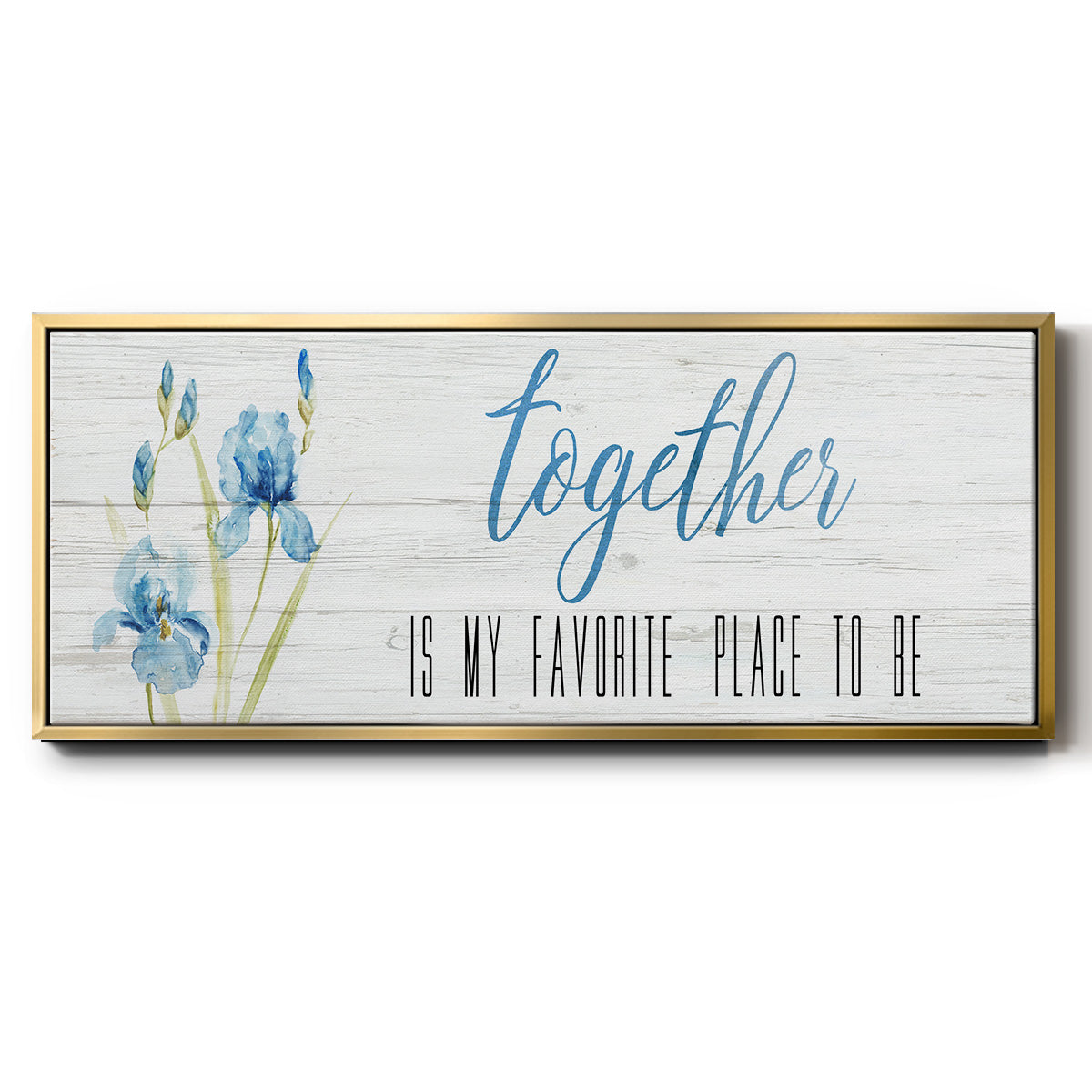 Together - Floater Framed Canvas Print