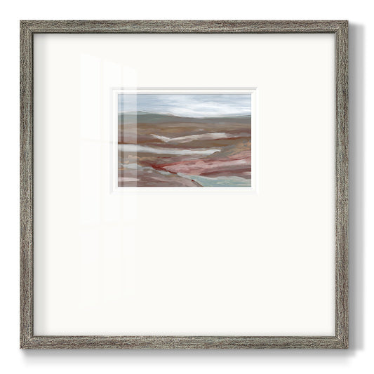 Valley of Fall - Double Matboard Framed Print