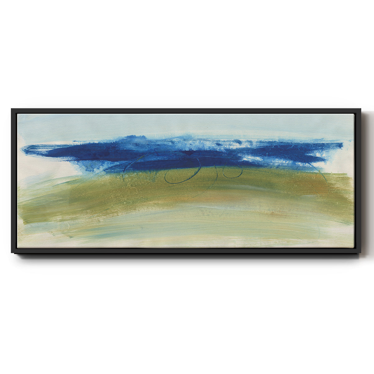 Mirages I - Floater Framed Canvas Print
