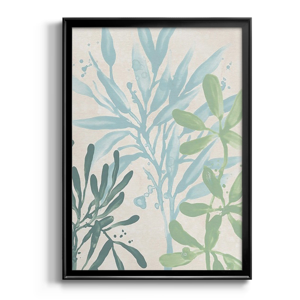 Swaying Seagrass III - Modern Framed Canvas Print