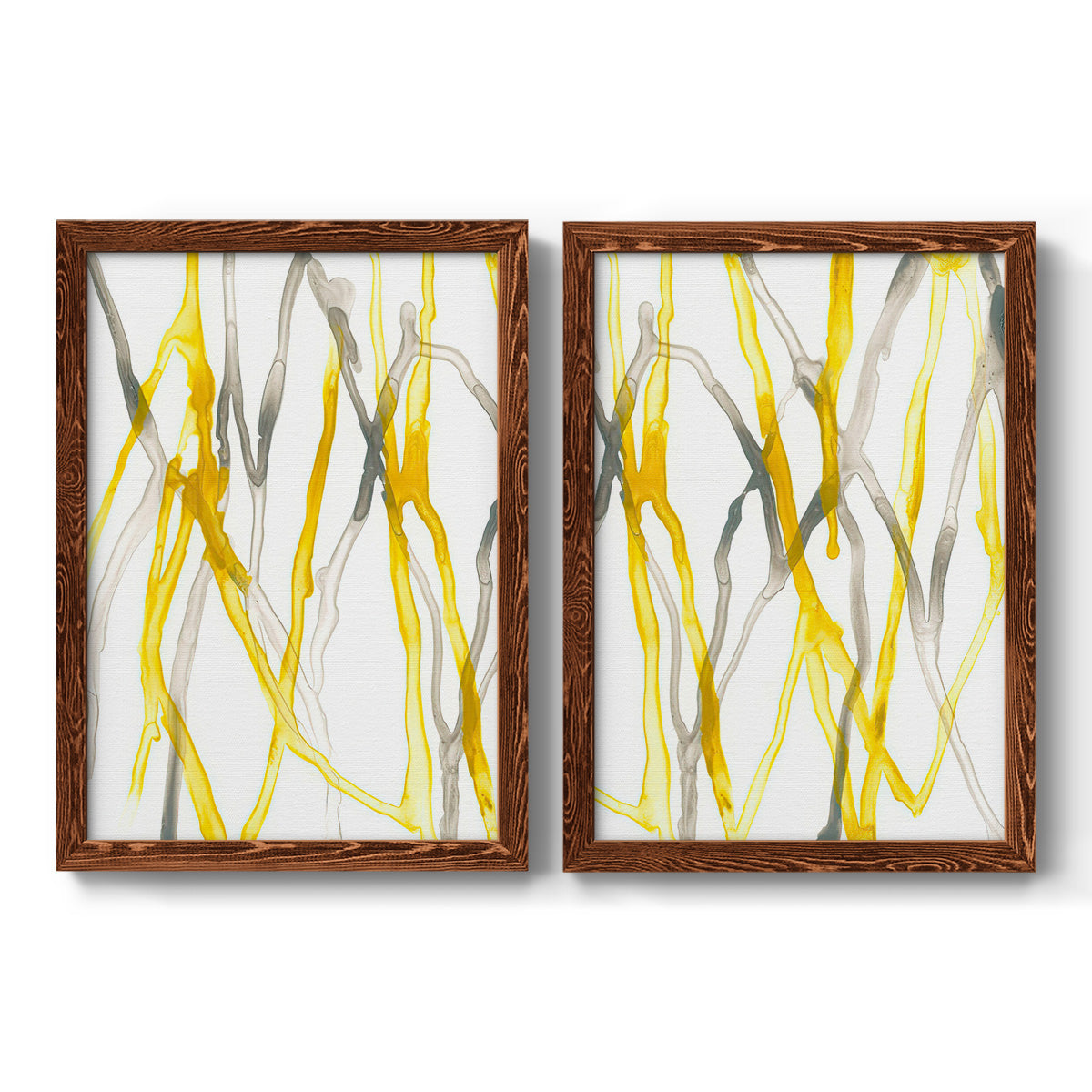 Runnel XIX - Premium Framed Canvas 2 Piece Set - Ready to Hang