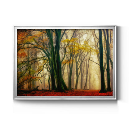 In Love with Fall - Modern Framed Canvas Print