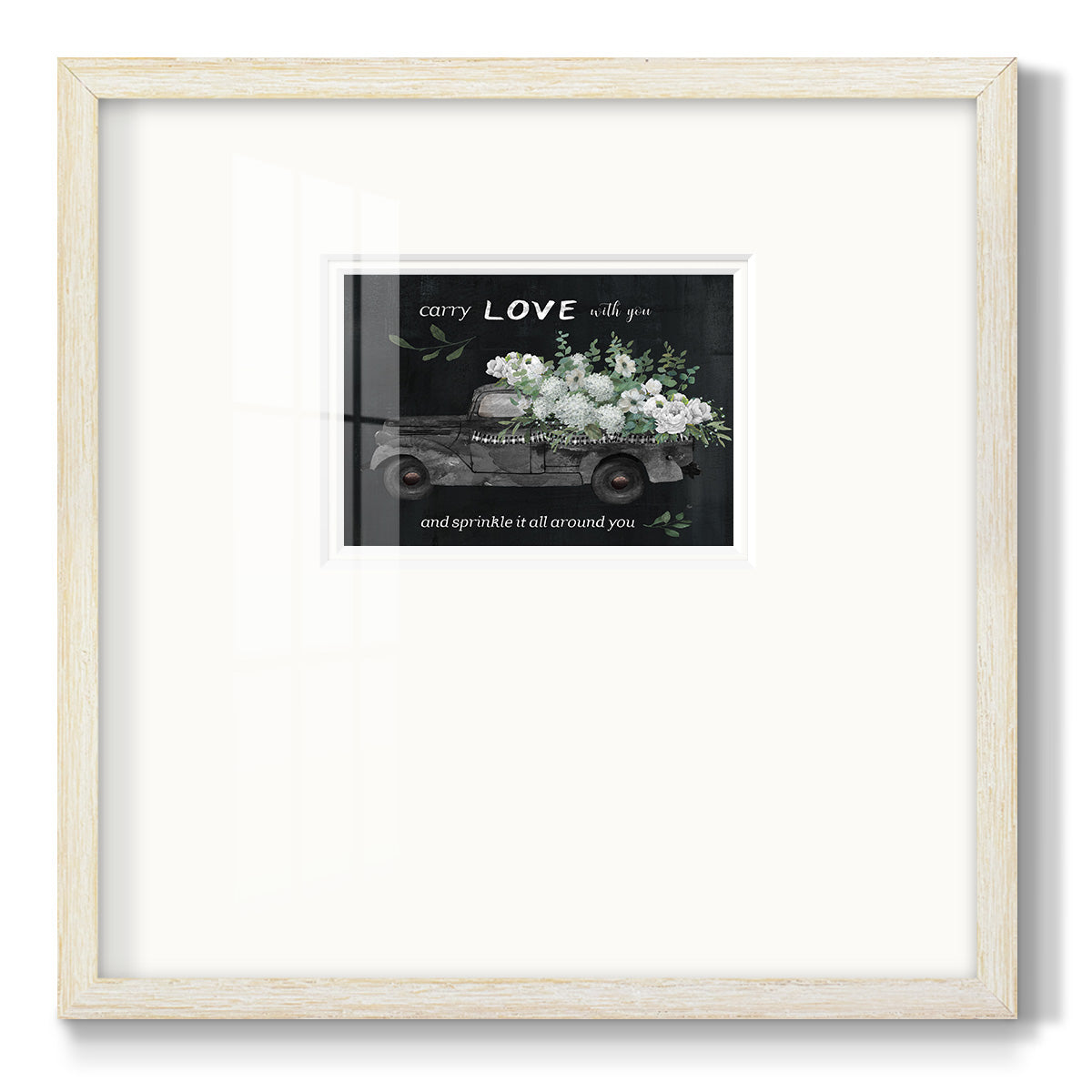 Carry Love Premium Framed Print Double Matboard