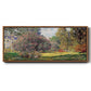 The Park - Floater Framed Canvas Print