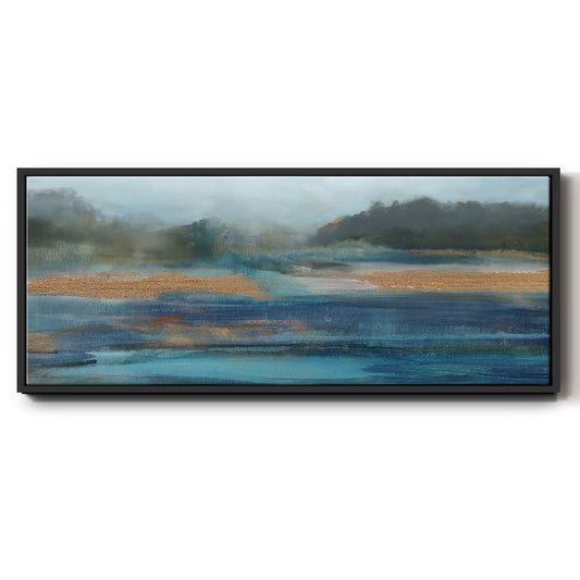 Cold Spring - Floater Framed Canvas Print