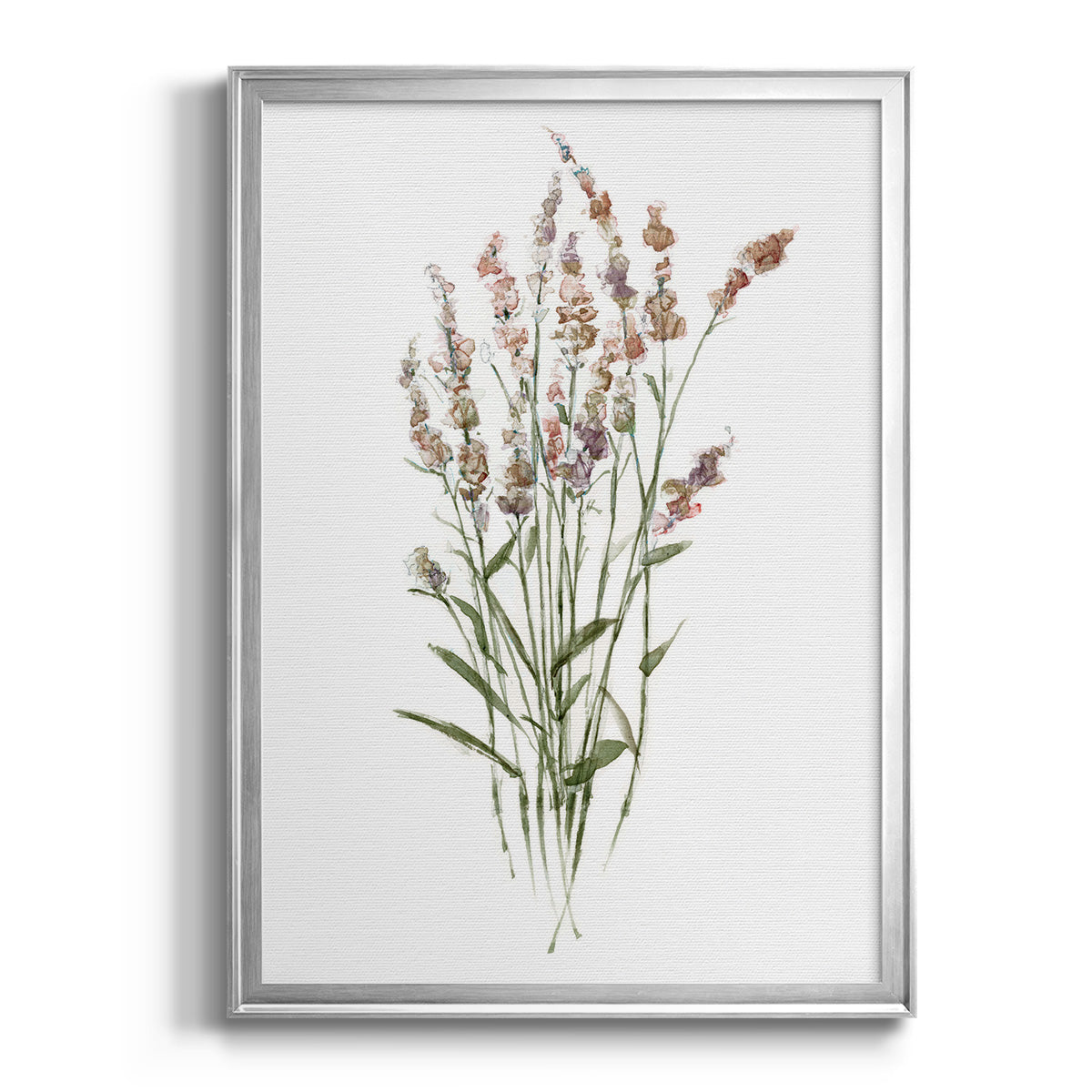 Dainty Botanical II - Modern Framed Canvas Print