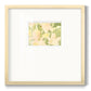 Verdant Floral Abstract I - Double Matboard Framed Print