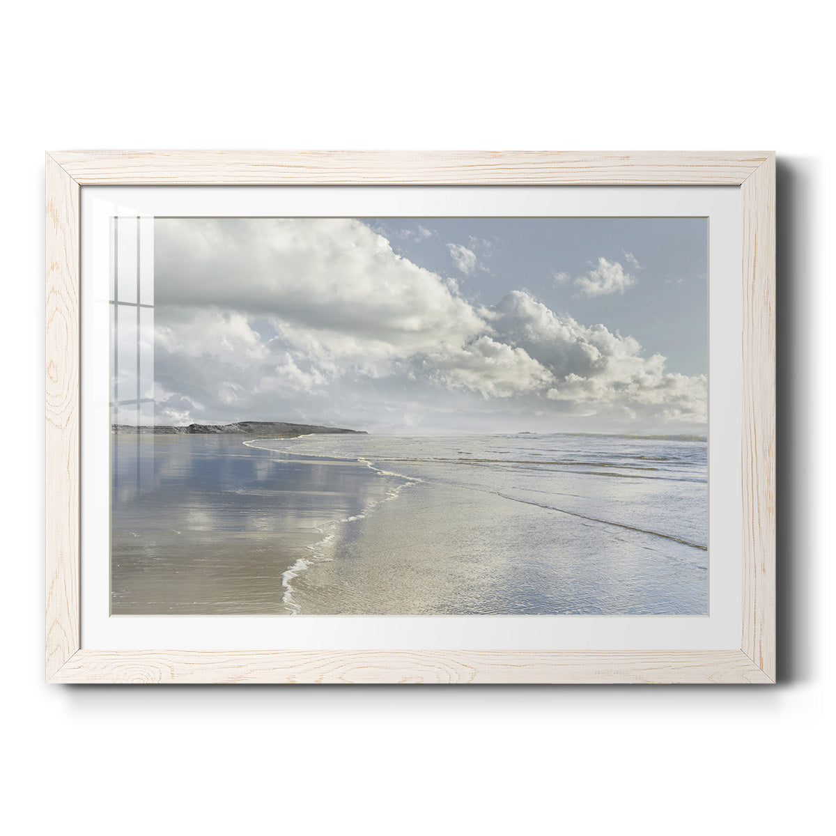Infinity Beach - Barnwood Framed Art Print