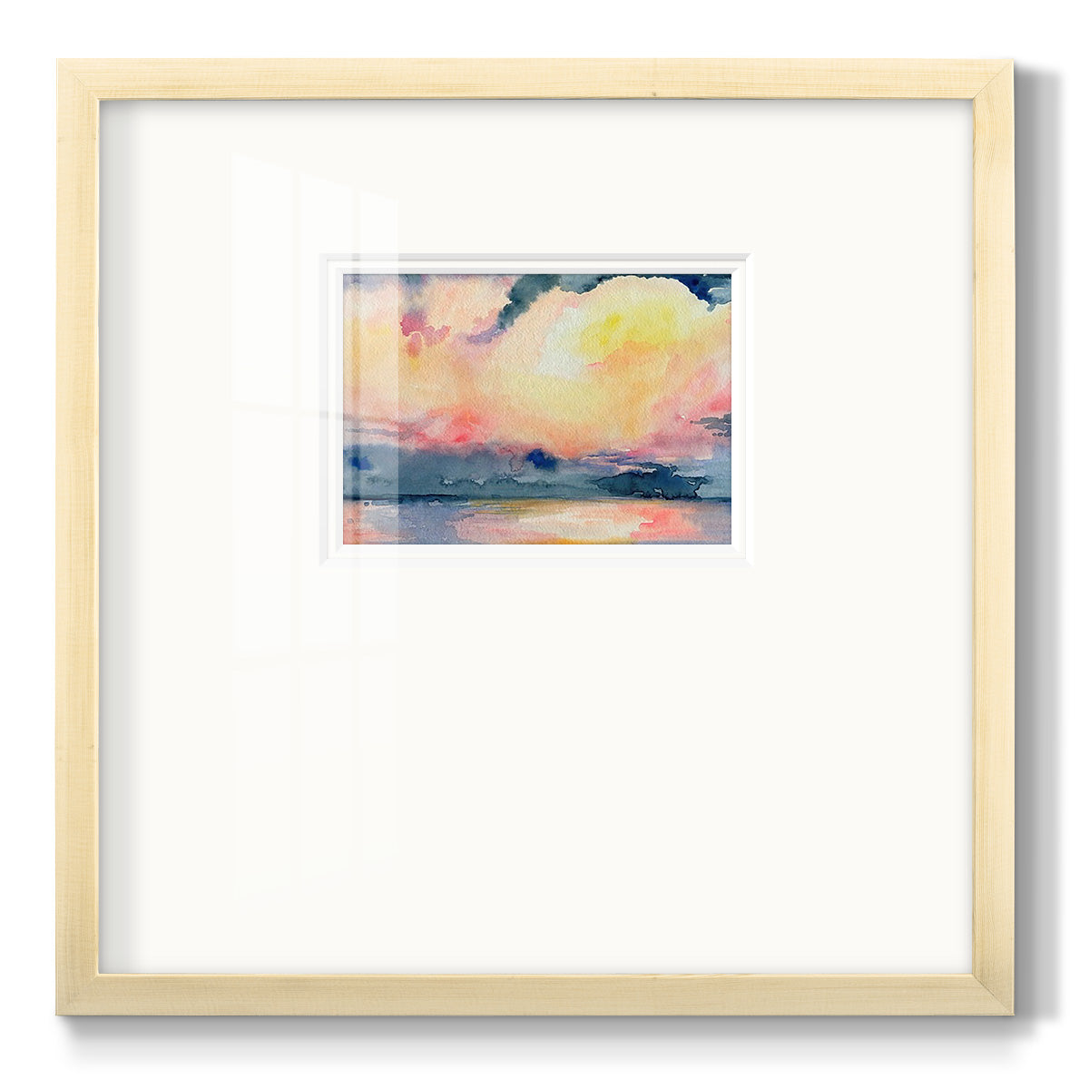 Prism Seascape III - Double Matboard Framed Print