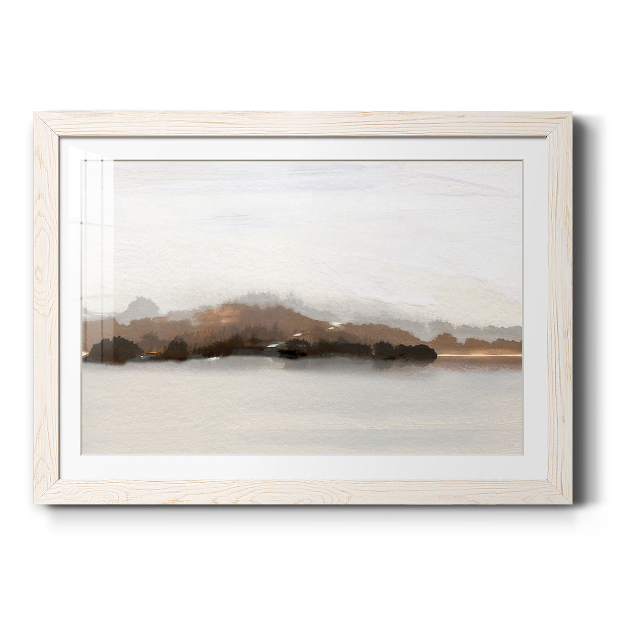 Slauson Mountain at Dusk - Barnwood Framed Art Print