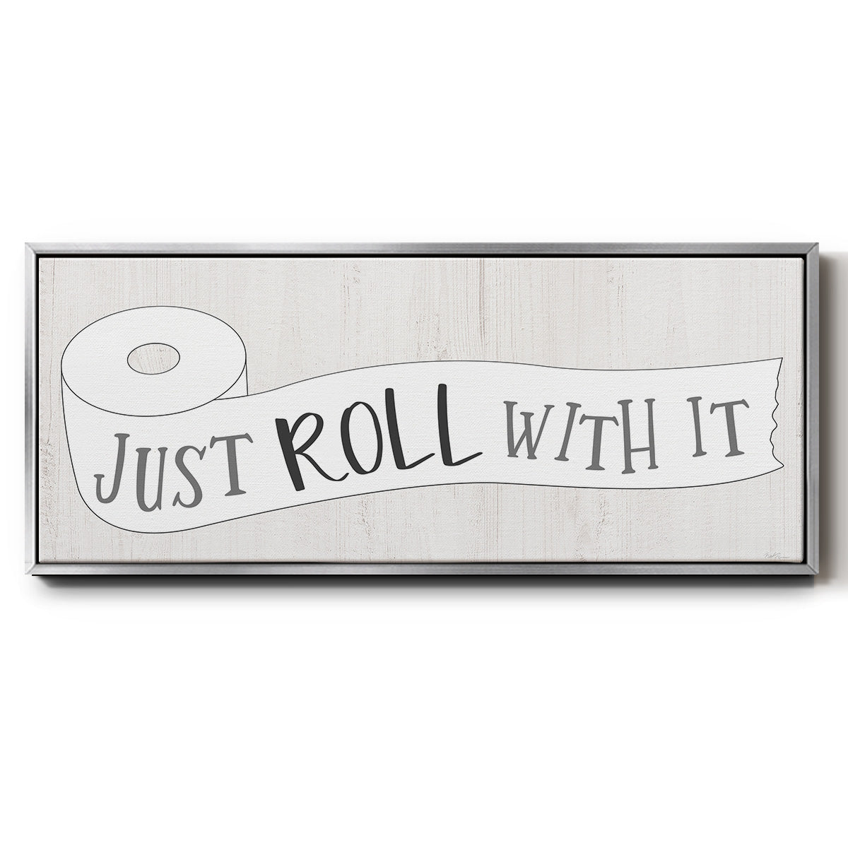 Just Roll - Floater Framed Canvas Print