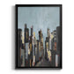 City Beat - Modern Framed Canvas Print