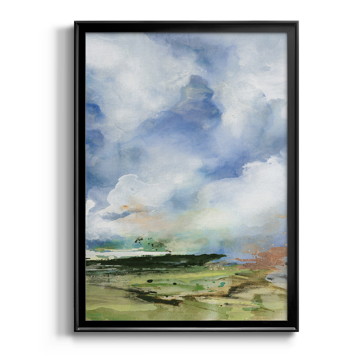 Spring Air II - Modern Framed Canvas Print