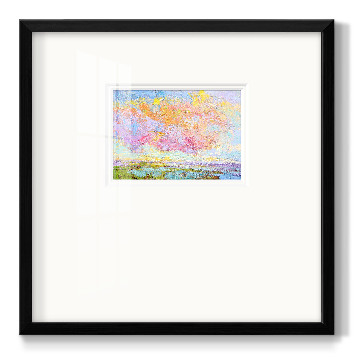 On a Summer's Eve - Double Matboard Framed Print