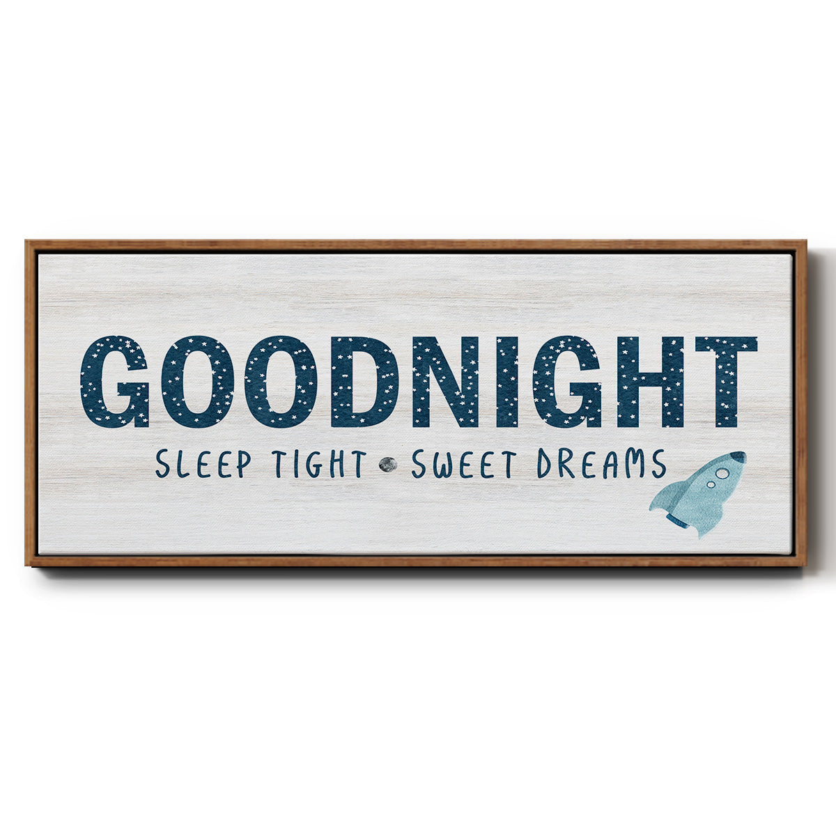 Sleep Tight Sweet Dreams - Floater Framed Canvas Print