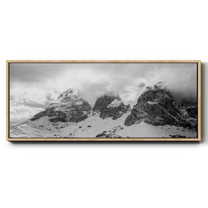 Dolomites - Floater Framed Canvas Print