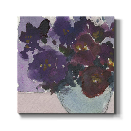 African Violet I-Premium Gallery Wrapped Canvas - Ready to Hang