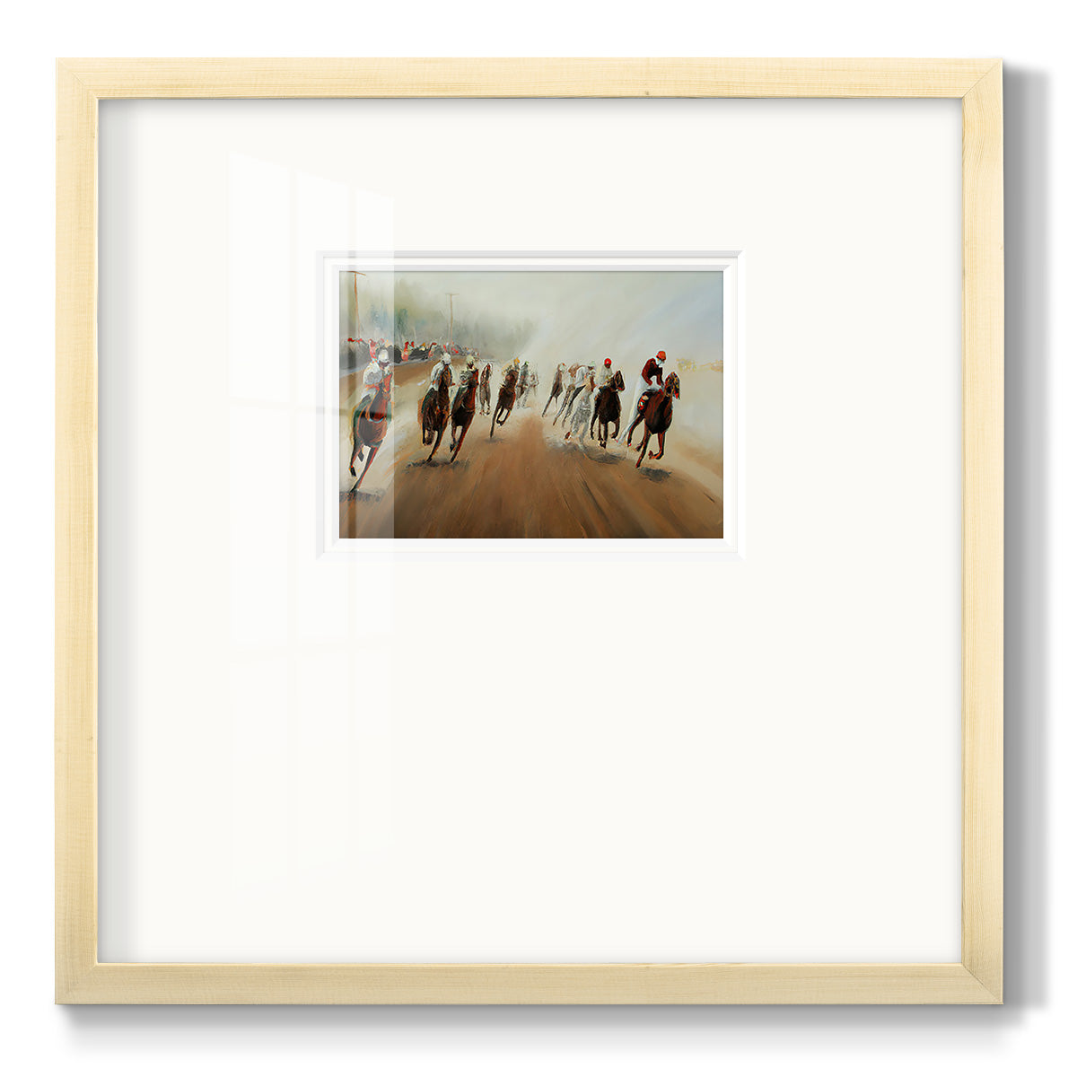 Around the Corner - Double Matboard Framed Print