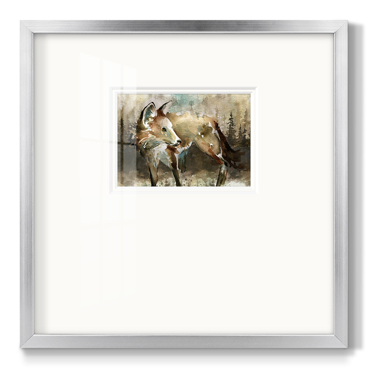 Lodge Twilight I - Double Matboard Framed Print