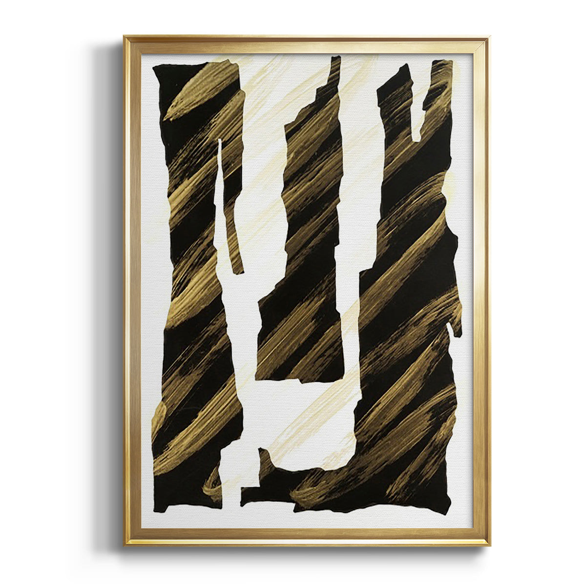 Onyx Obelisks I - Modern Framed Canvas Print