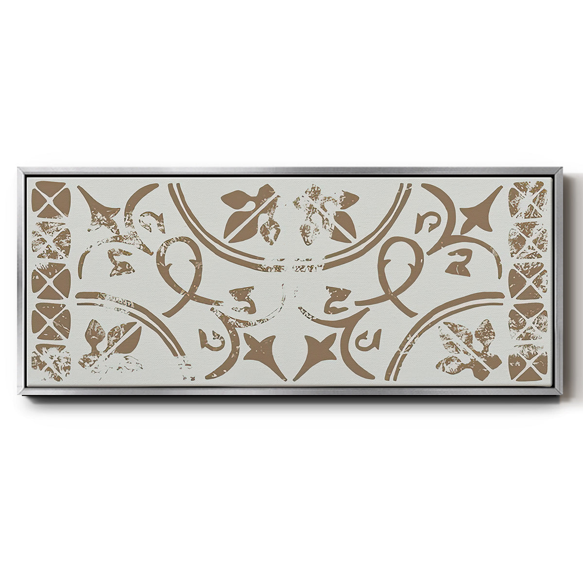 Ceramic Tile Collection D - Floater Framed Canvas Print