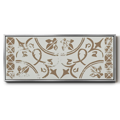 Ceramic Tile Collection D - Floater Framed Canvas Print