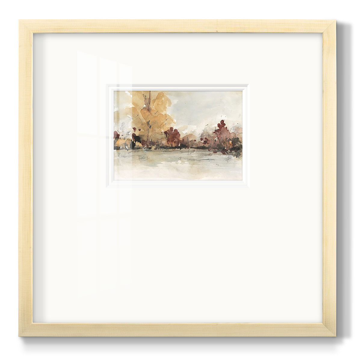 The Autumn View I - Double Matboard Framed Print
