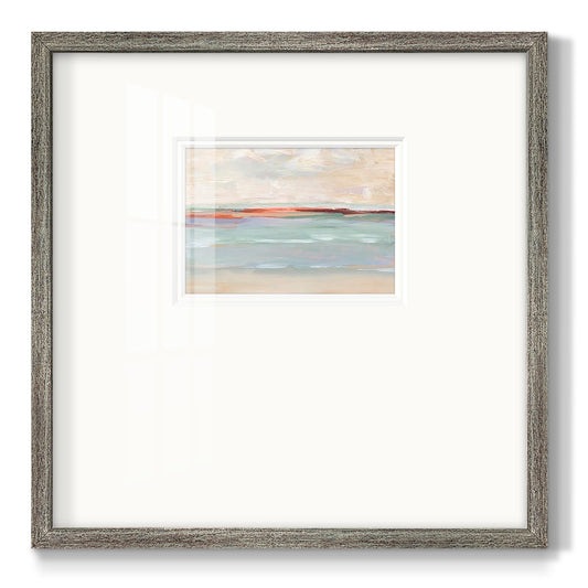 Sienna Horizon I Premium Framed Print Double Matboard