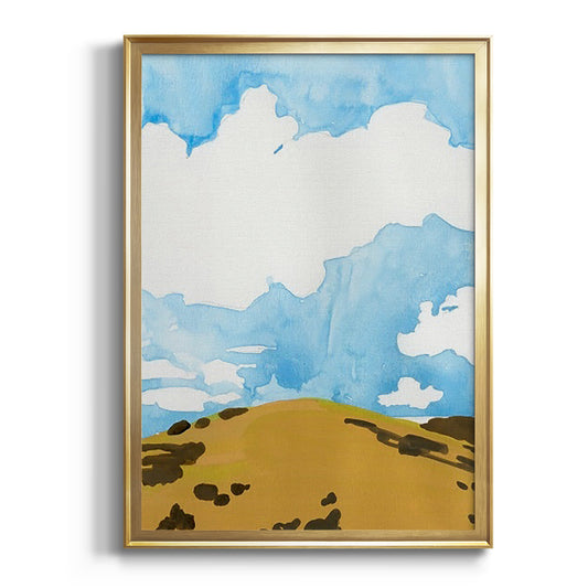 Summer Knoll I - Modern Framed Canvas Print