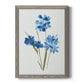 Blue Blossom Botanical I - Barnwood Framed Canvas Print