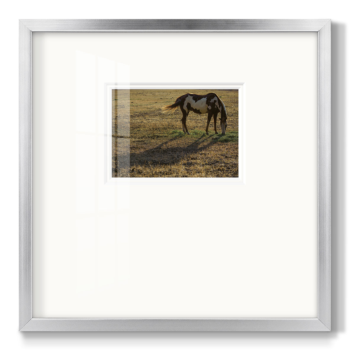 Long Shadow - Double Matboard Framed Print