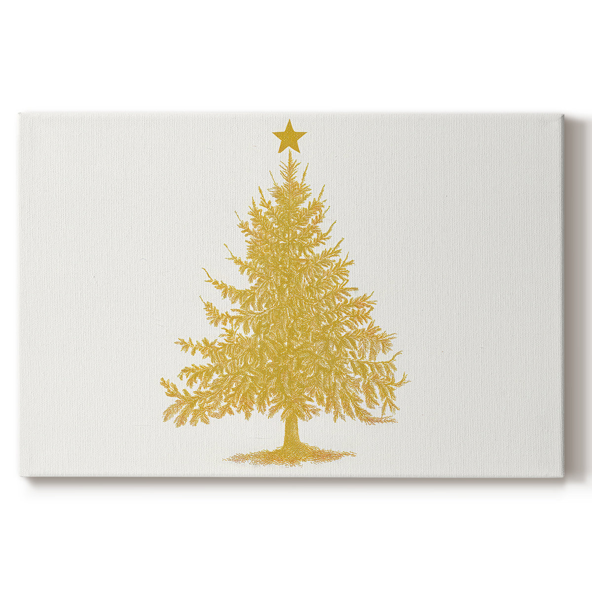 Gilded Mistletoe at Dusk - Canvas Art Print