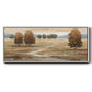 Linen Landscape I - Floater Framed Canvas Print